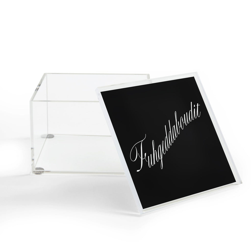 DENY Designs yonkers fuhgeddaboudit Acrylic Box