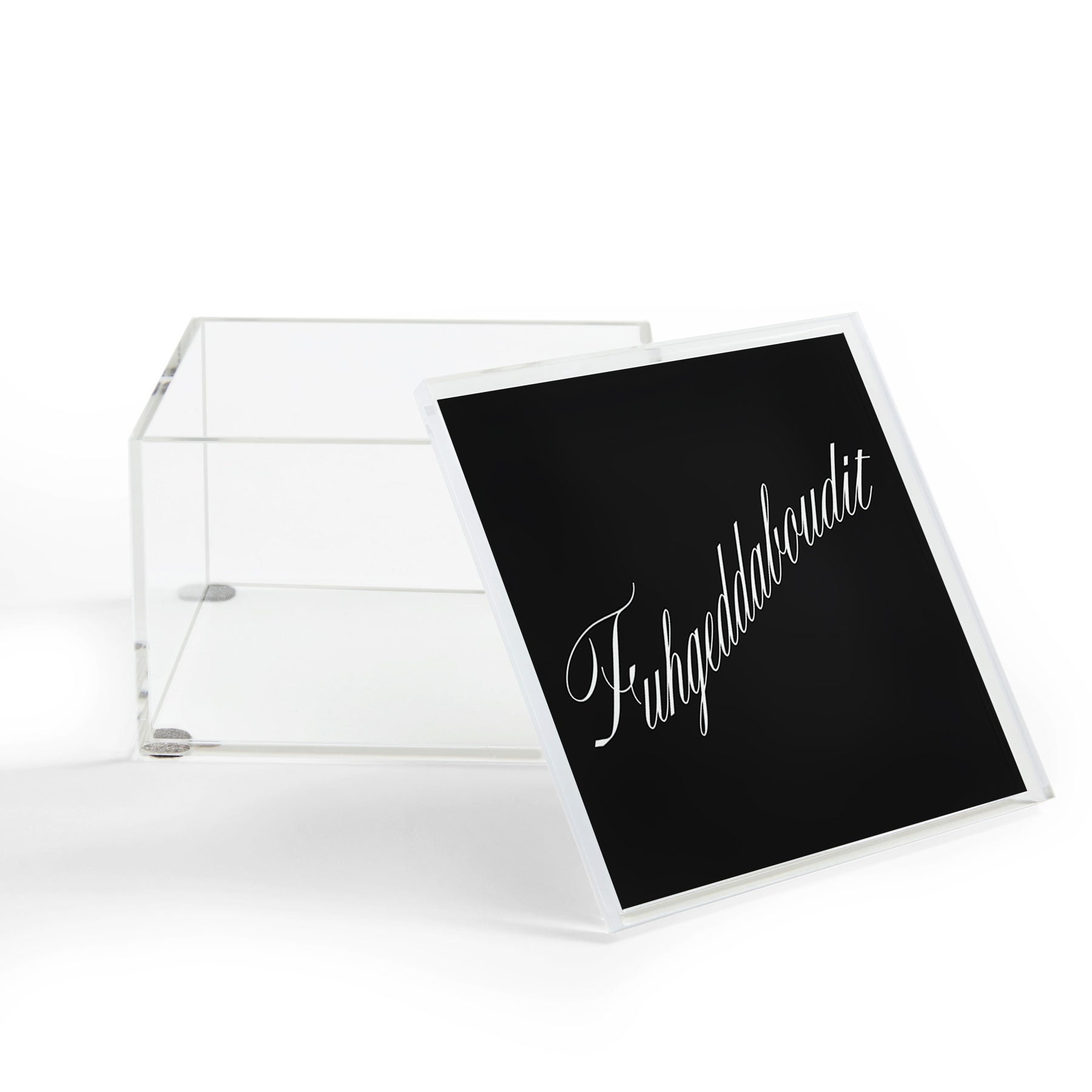 DENY Designs yonkers fuhgeddaboudit Acrylic Box
