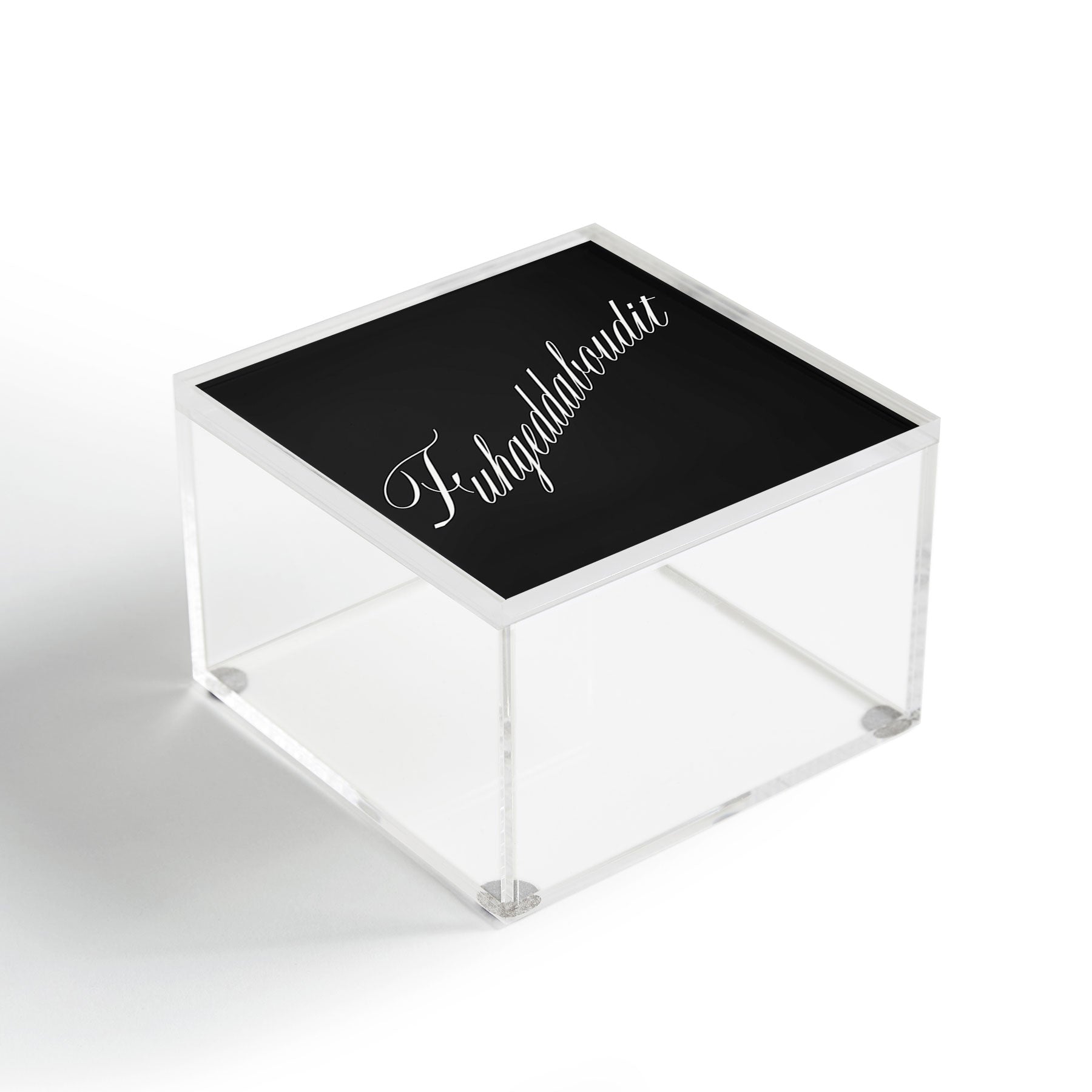 DENY Designs yonkers fuhgeddaboudit Acrylic Box