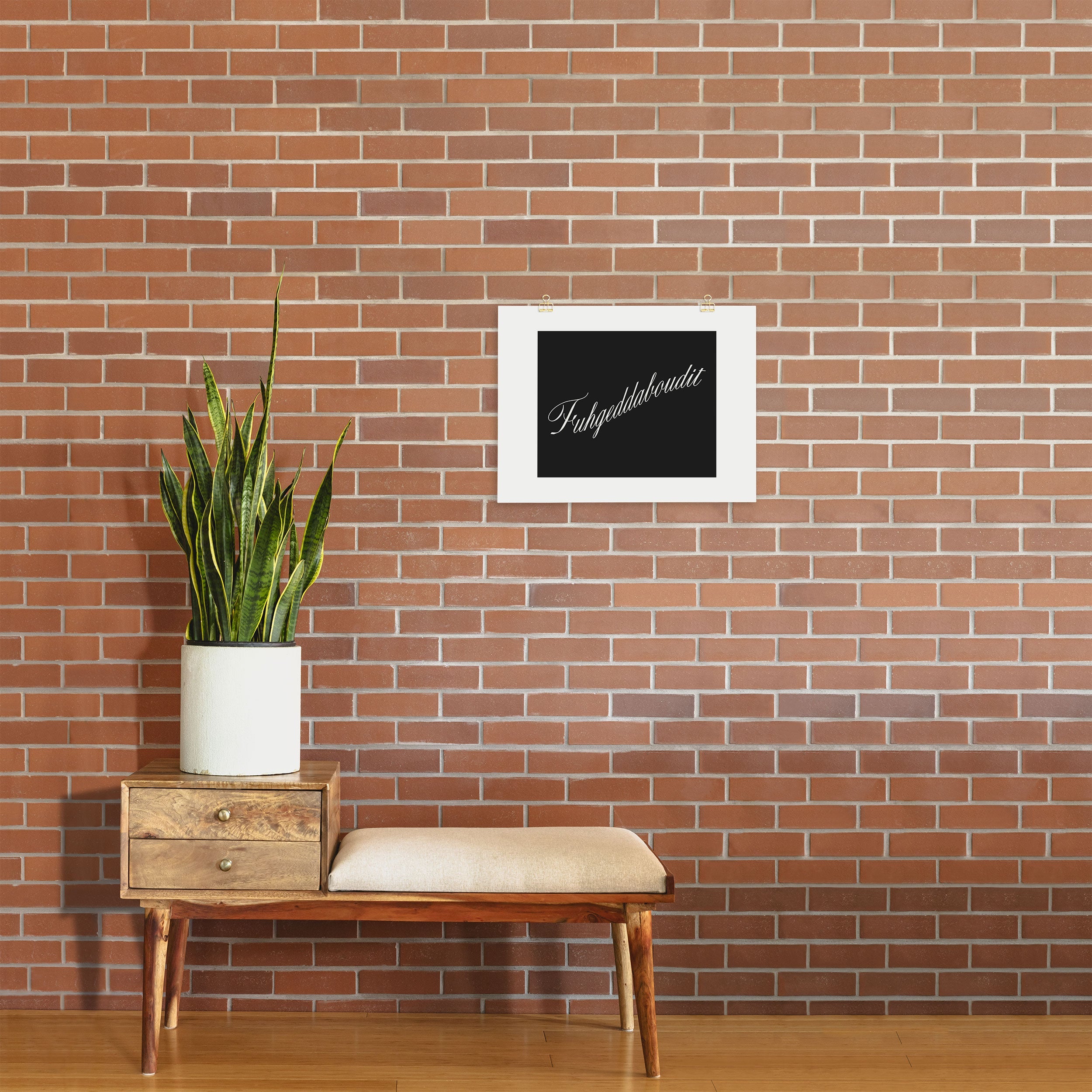 DENY Designs yonkers fuhgeddaboudit Art Print