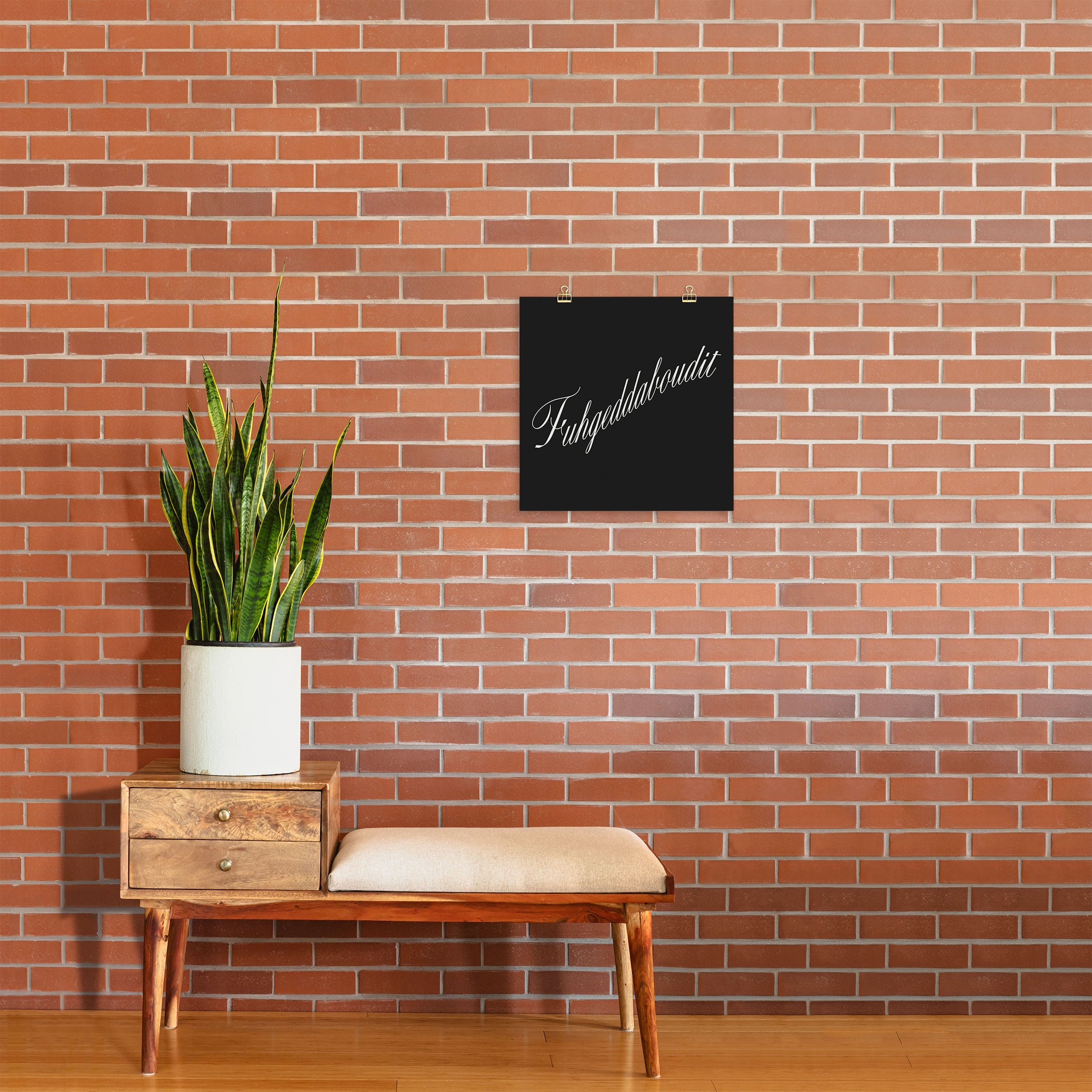 DENY Designs yonkers fuhgeddaboudit Art Print