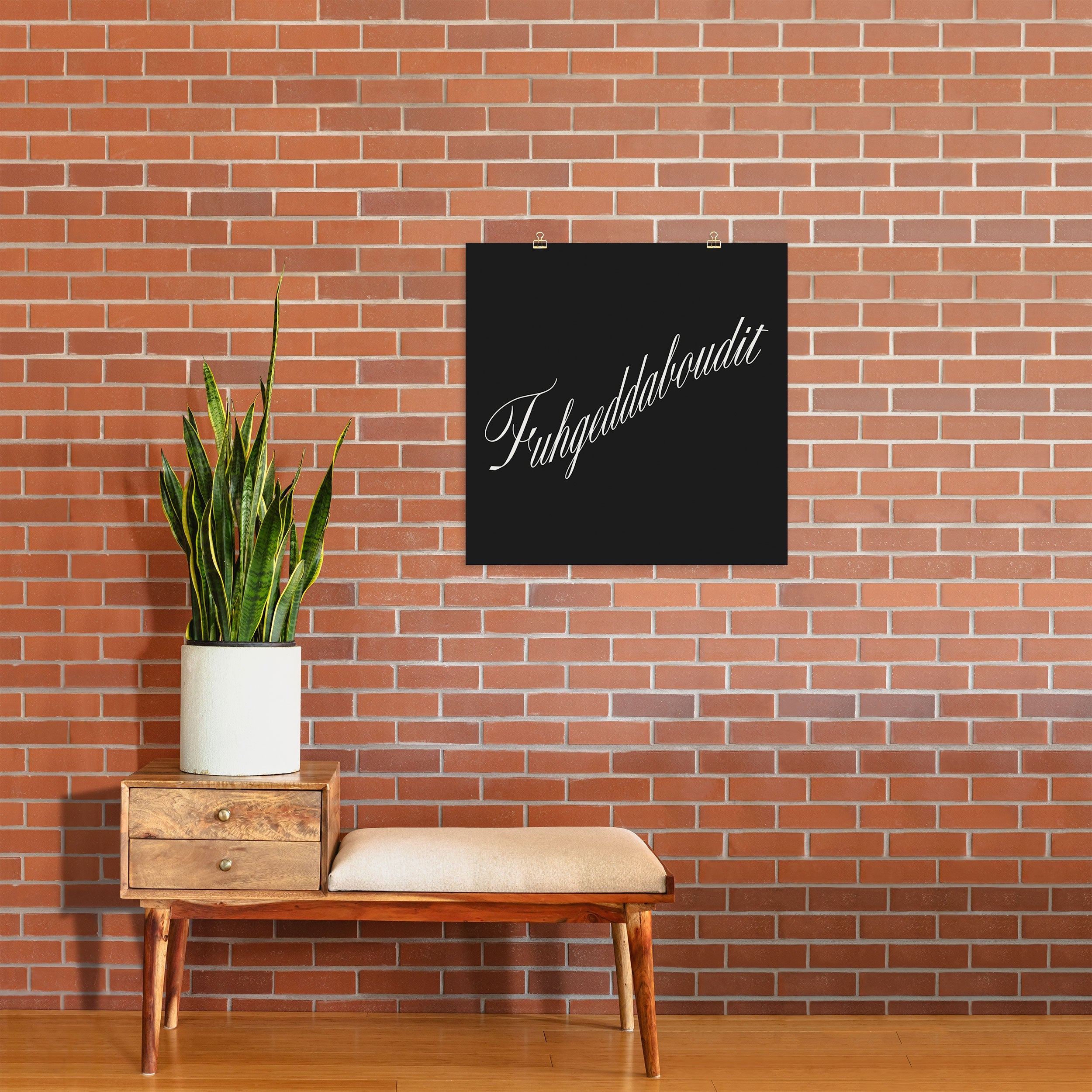 DENY Designs yonkers fuhgeddaboudit Art Print