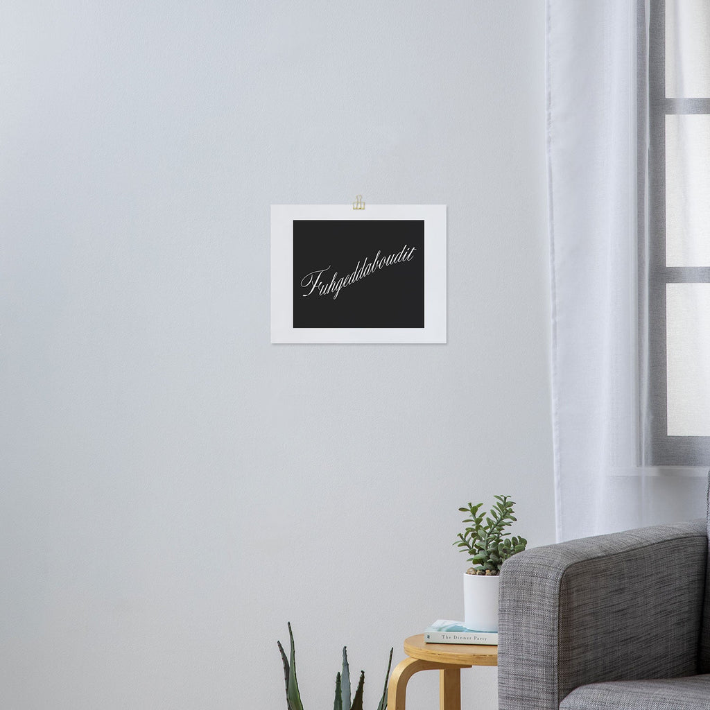 DENY Designs yonkers fuhgeddaboudit Art Print