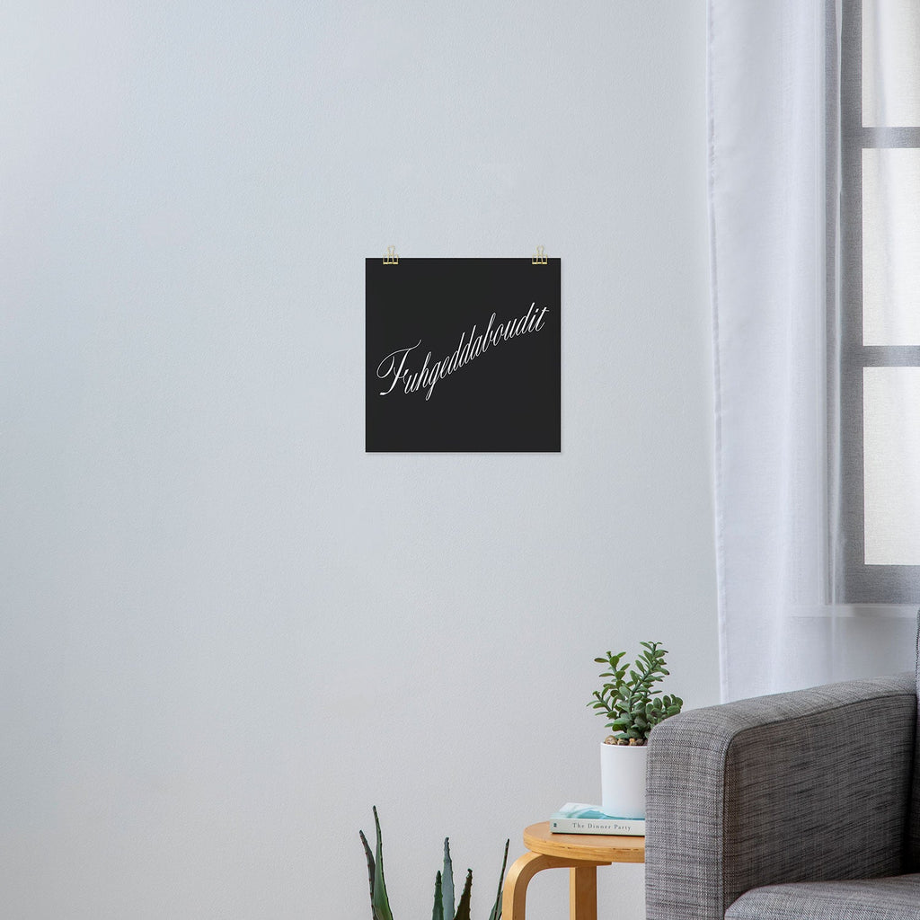DENY Designs yonkers fuhgeddaboudit Art Print