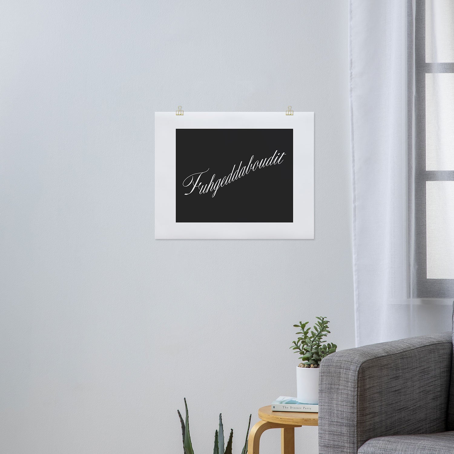 DENY Designs yonkers fuhgeddaboudit Art Print