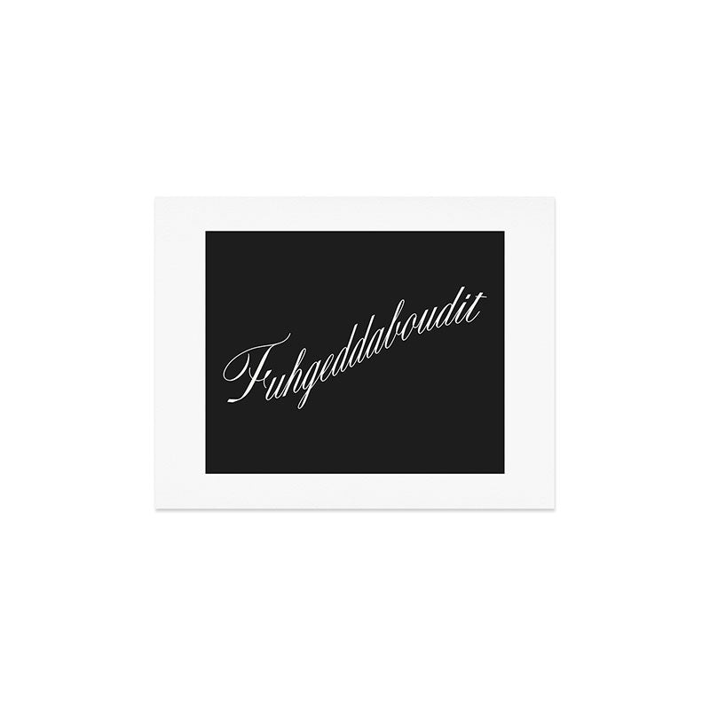 DENY Designs yonkers fuhgeddaboudit Art Print