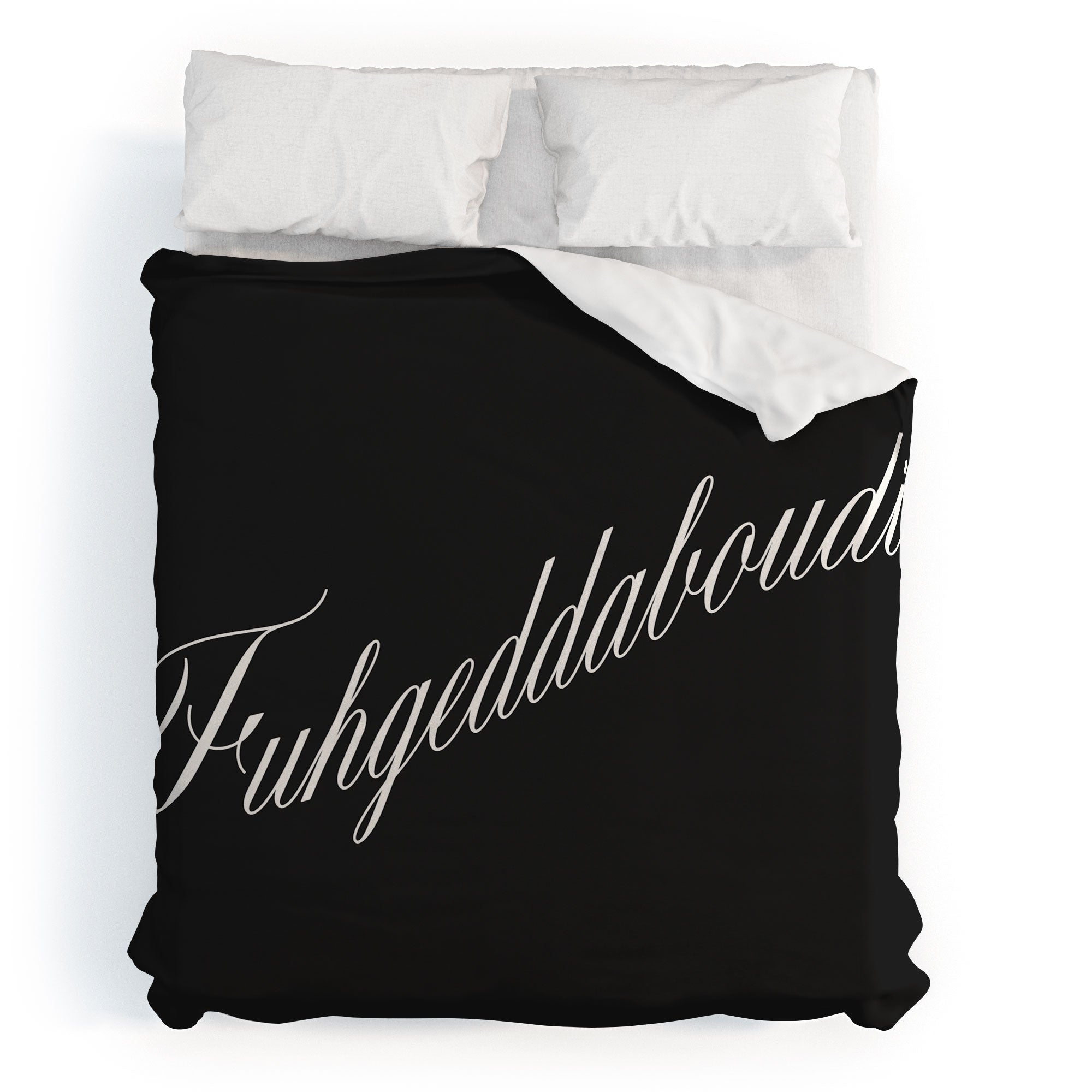 DENY Designs yonkers fuhgeddaboudit Duvet Cover