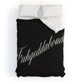 DENY Designs yonkers fuhgeddaboudit Duvet Cover