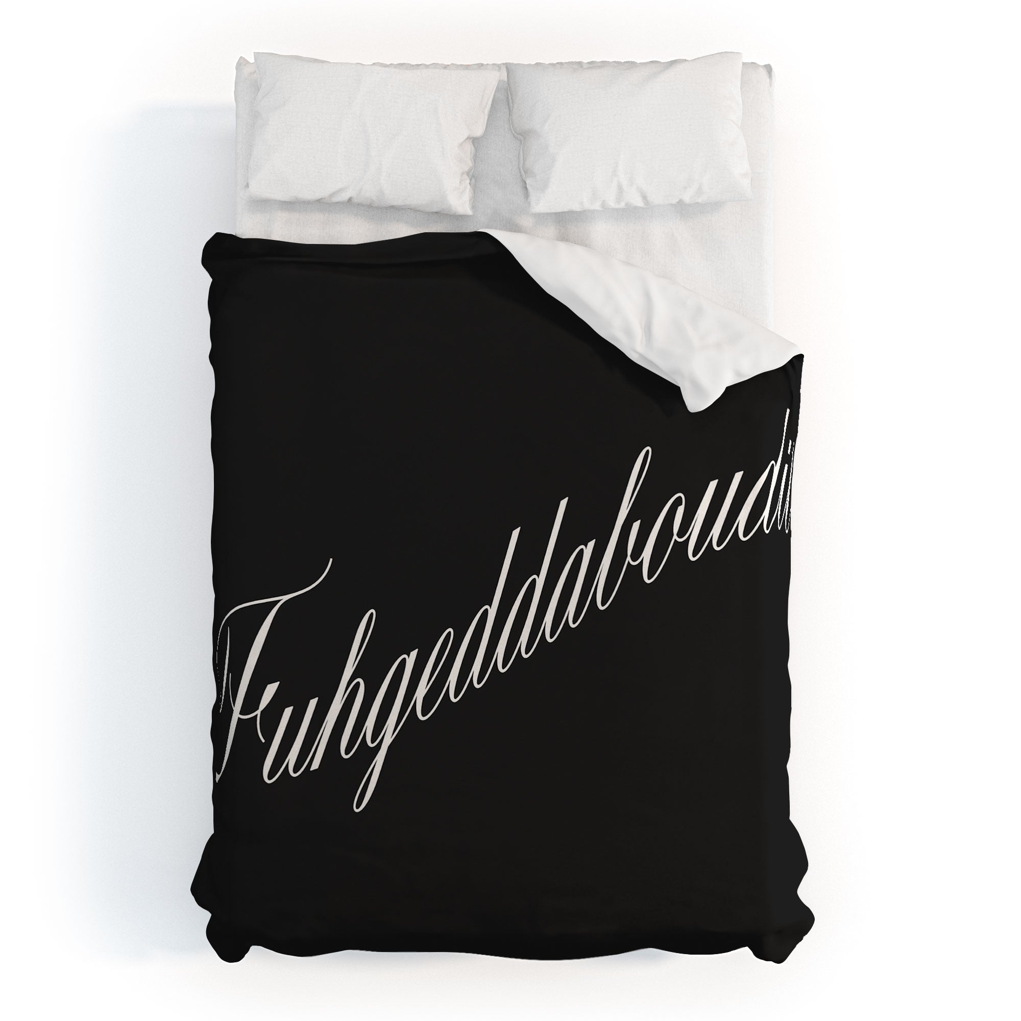 DENY Designs yonkers fuhgeddaboudit Duvet Cover