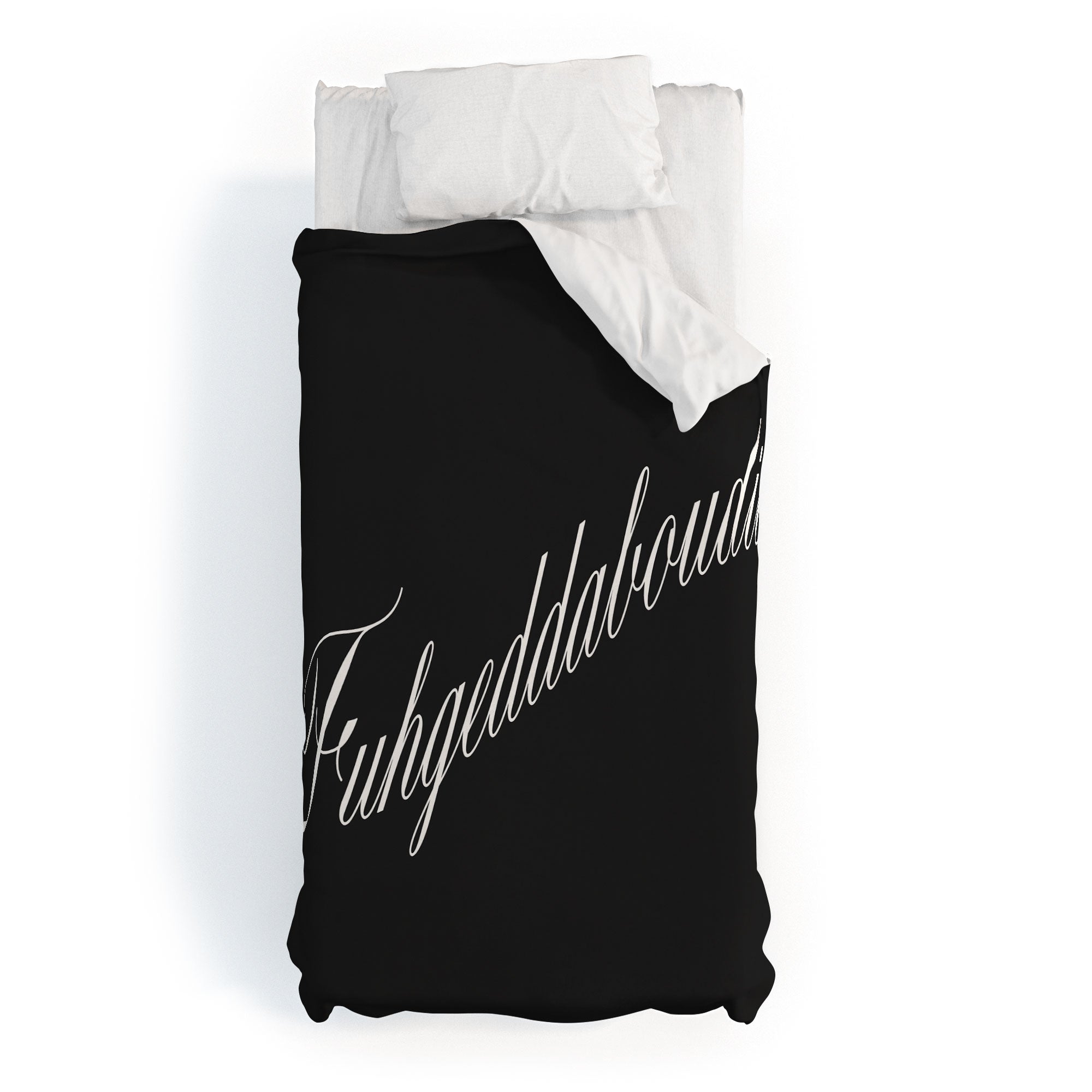 DENY Designs yonkers fuhgeddaboudit Duvet Cover
