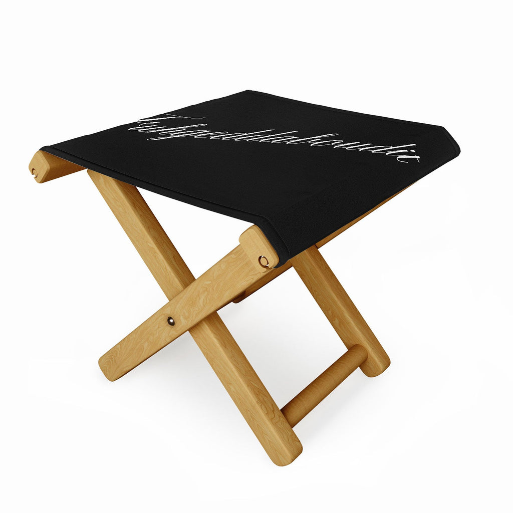 DENY Designs yonkers fuhgeddaboudit Folding Stool