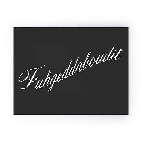 DENY Designs yonkers fuhgeddaboudit Mini Art Print
