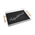 DENY Designs yonkers fuhgeddaboudit Acrylic Tray