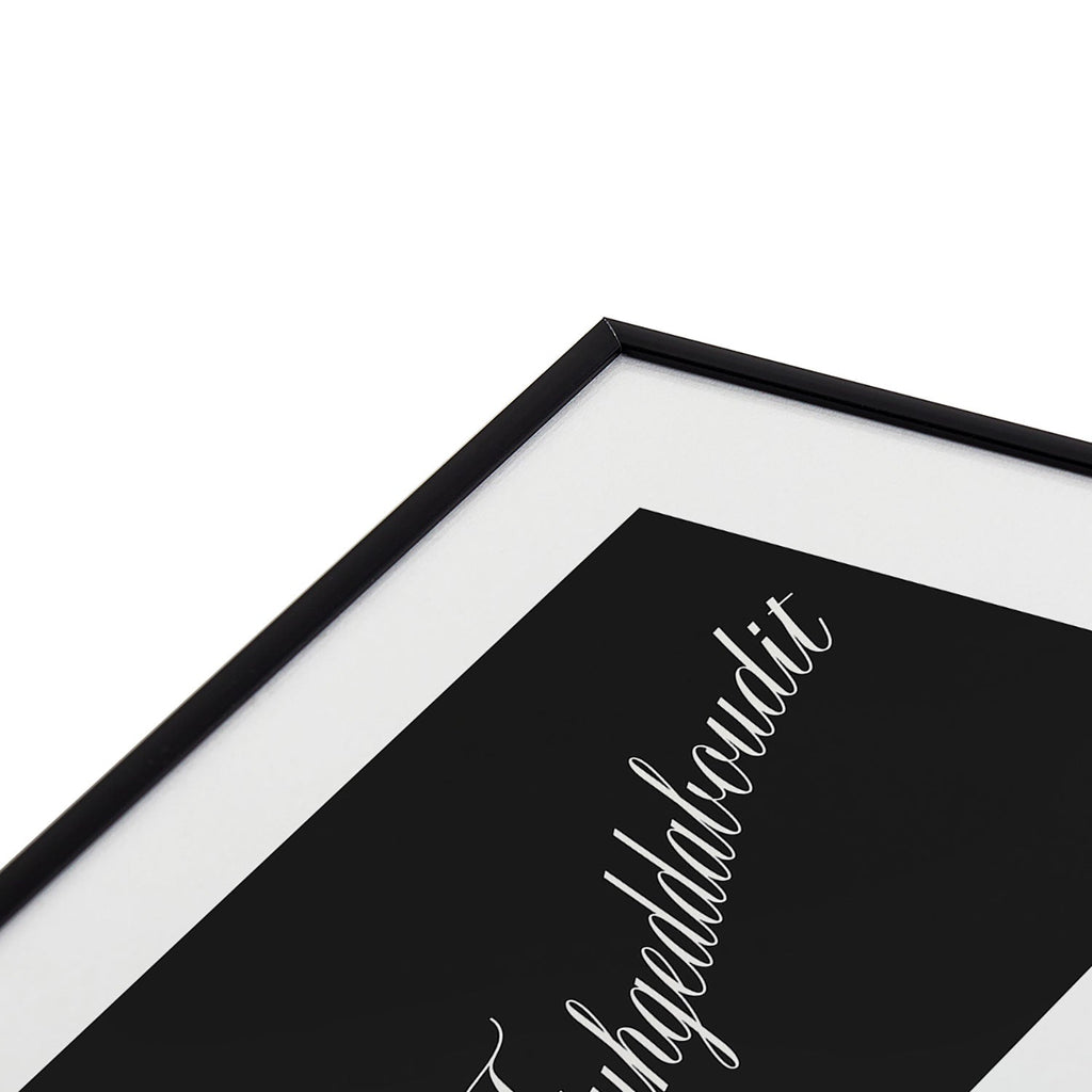DENY Designs yonkers fuhgeddaboudit Metal Framed Art Print