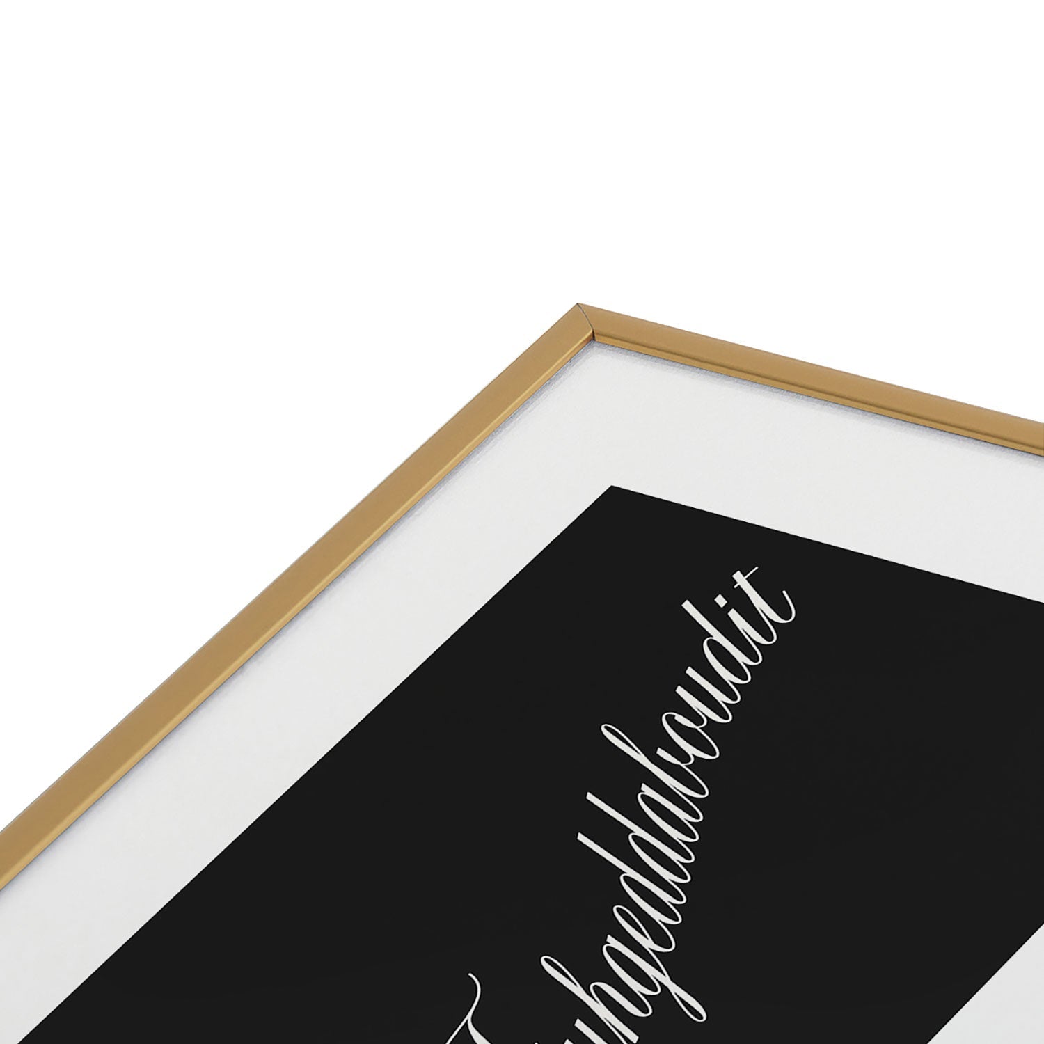 DENY Designs yonkers fuhgeddaboudit Metal Framed Art Print
