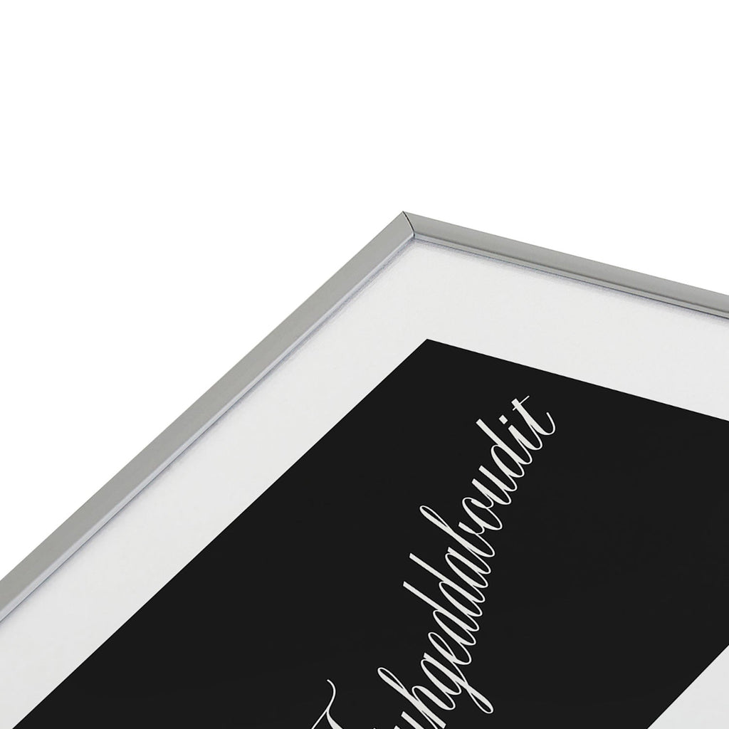 DENY Designs yonkers fuhgeddaboudit Metal Framed Art Print