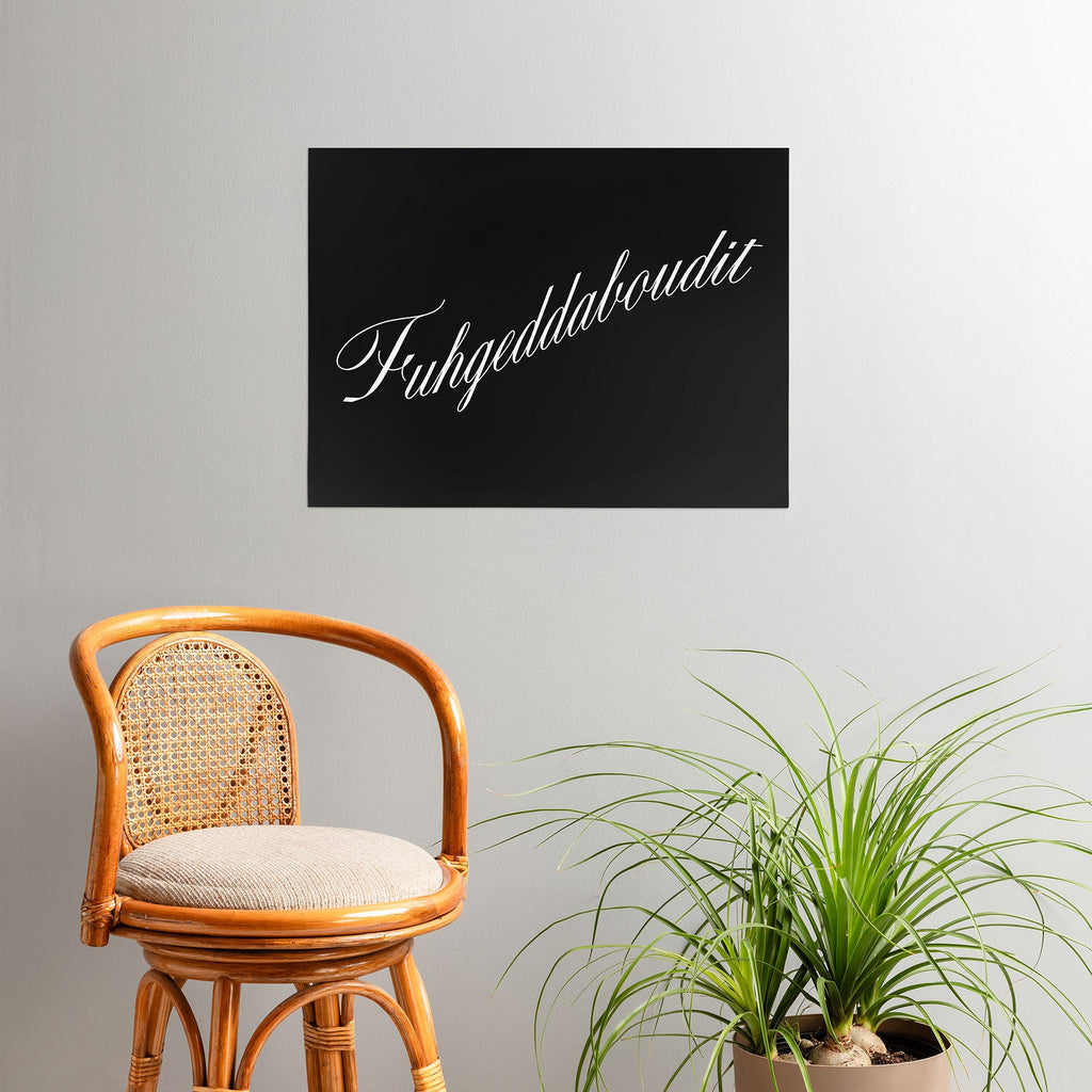 DENY Designs yonkers fuhgeddaboudit Poster