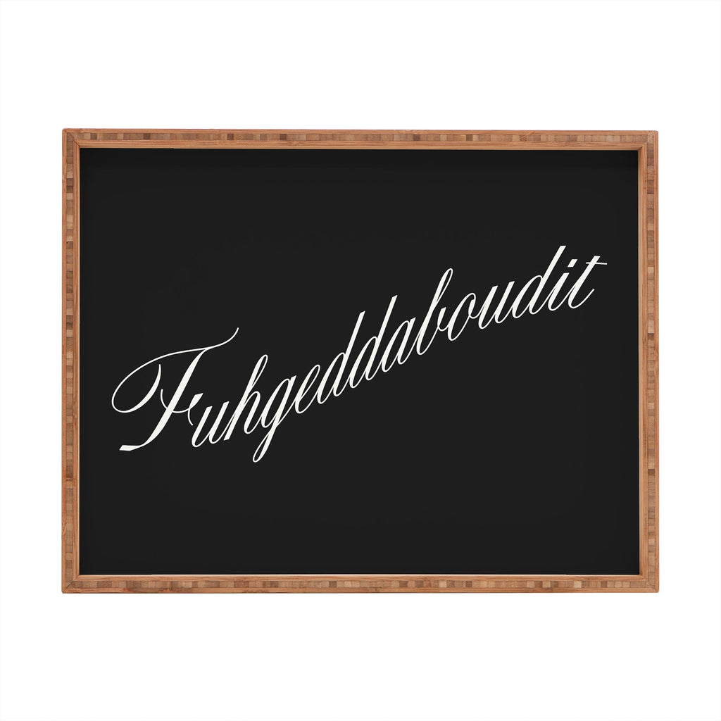DENY Designs yonkers fuhgeddaboudit Rectangular Tray