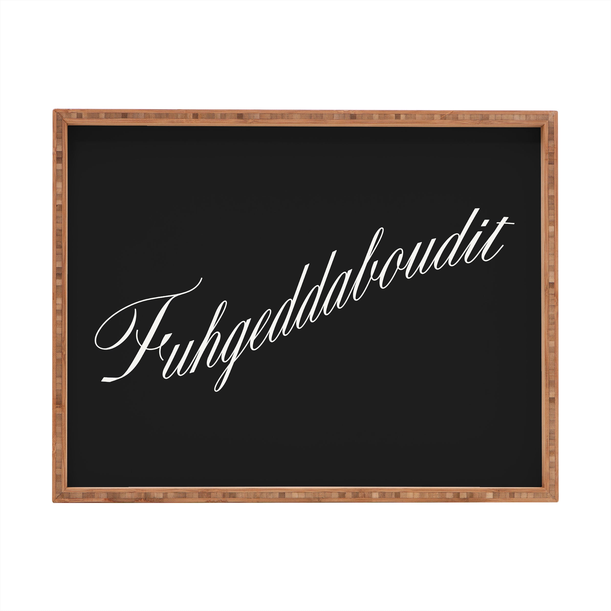 DENY Designs yonkers fuhgeddaboudit Rectangular Tray
