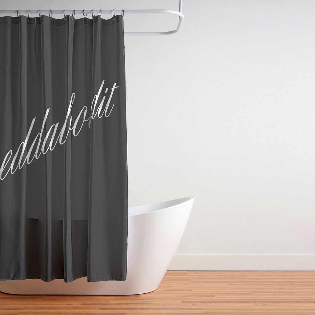DENY Designs yonkers fuhgeddaboudit Shower Curtain