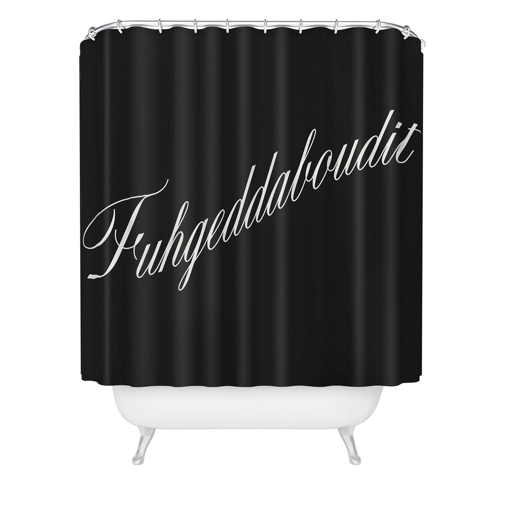 DENY Designs yonkers fuhgeddaboudit Shower Curtain