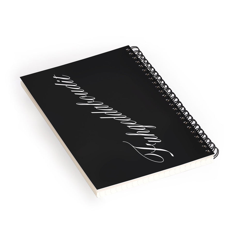 DENY Designs yonkers fuhgeddaboudit Spiral Notebook