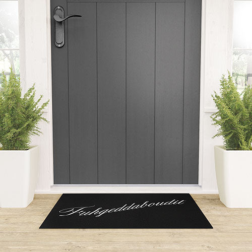 DENY Designs yonkers fuhgeddaboudit Welcome Mat
