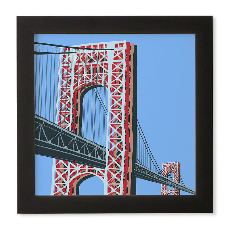 DENY Designs yonkers gwbridge Framed Wall Art