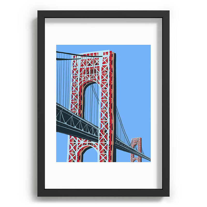DENY Designs yonkers gwbridge Recessed Framing Rectangle