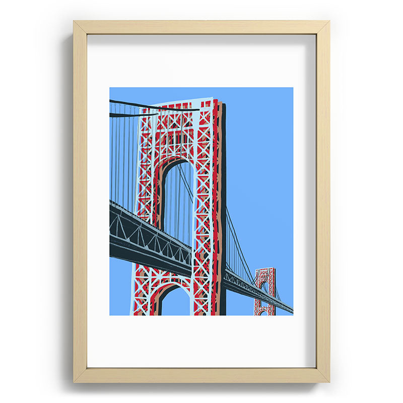 DENY Designs yonkers gwbridge Recessed Framing Rectangle