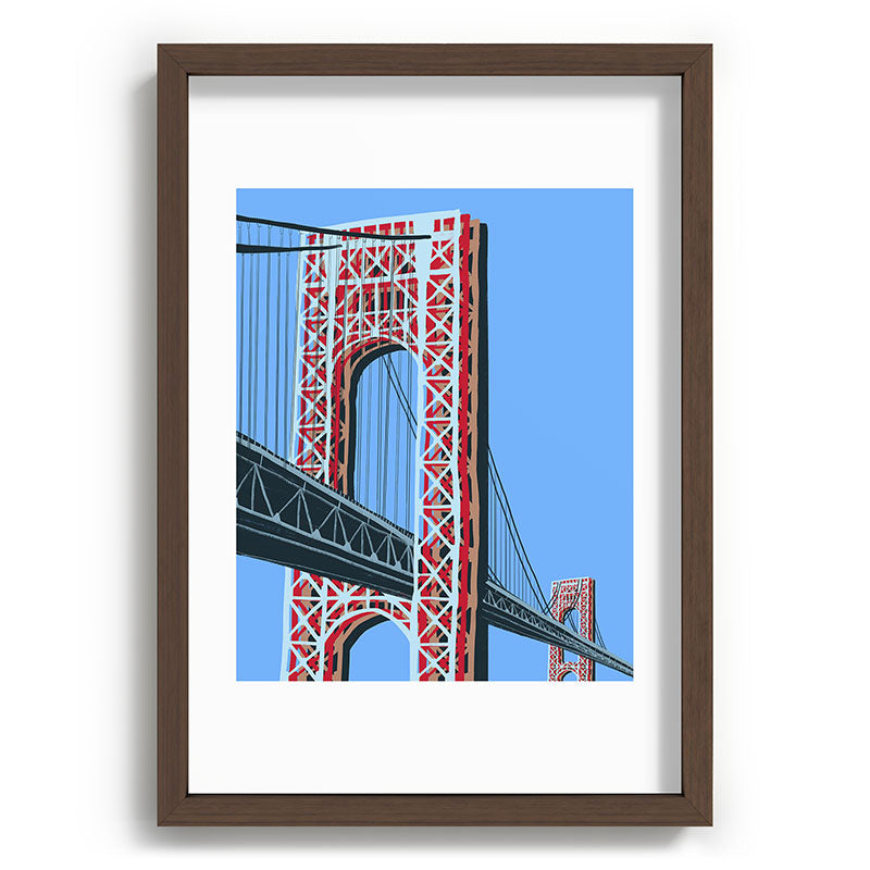 DENY Designs yonkers gwbridge Recessed Framing Rectangle