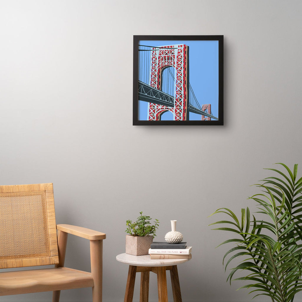 DENY Designs yonkers gwbridge Framed Wall Art