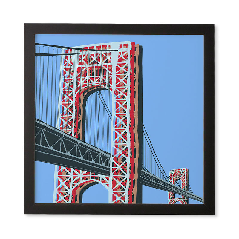 DENY Designs yonkers gwbridge Framed Wall Art