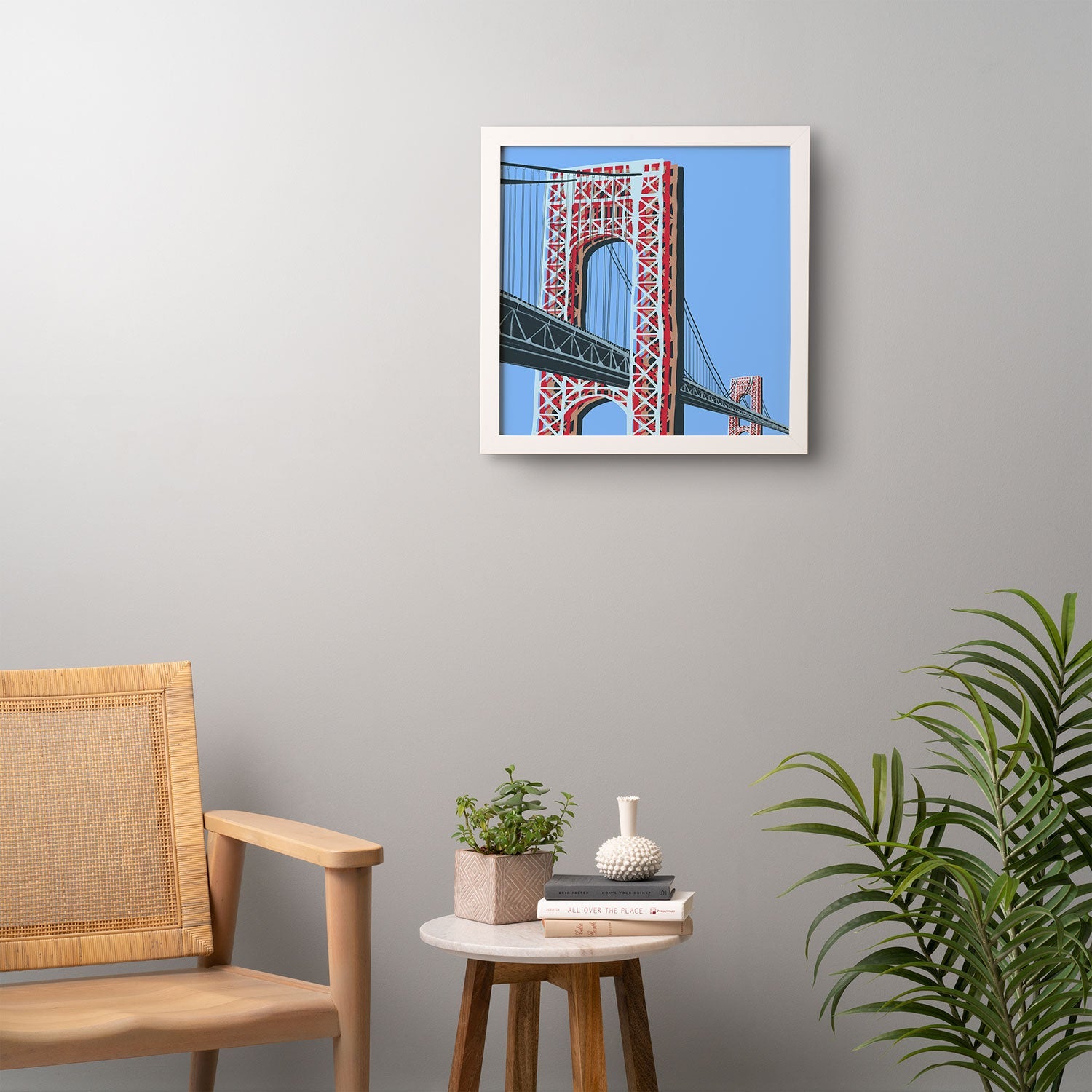 DENY Designs yonkers gwbridge Framed Wall Art