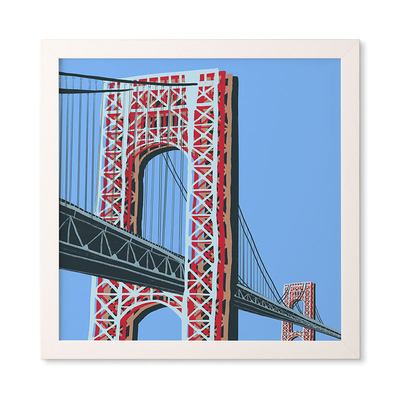 DENY Designs yonkers gwbridge Framed Wall Art