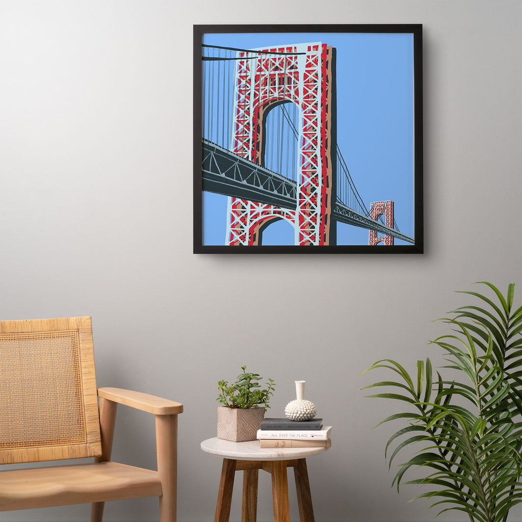 DENY Designs yonkers gwbridge Framed Wall Art