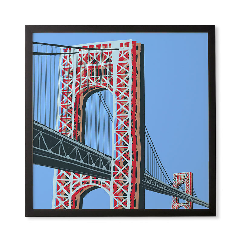 DENY Designs yonkers gwbridge Framed Wall Art