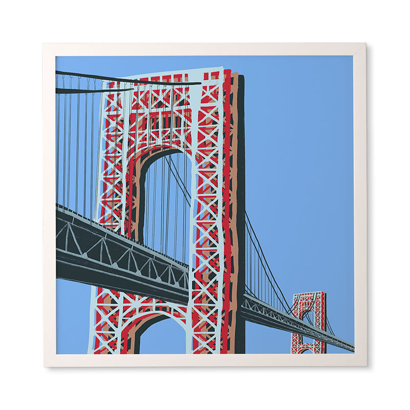 DENY Designs yonkers gwbridge Framed Wall Art