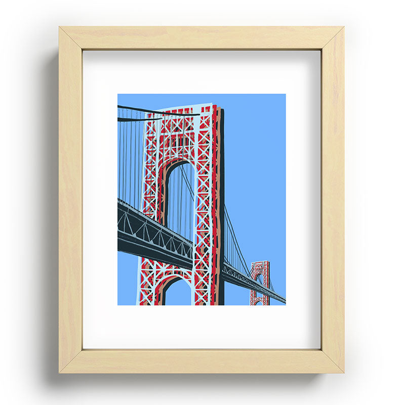 DENY Designs yonkers gwbridge Recessed Framing Rectangle
