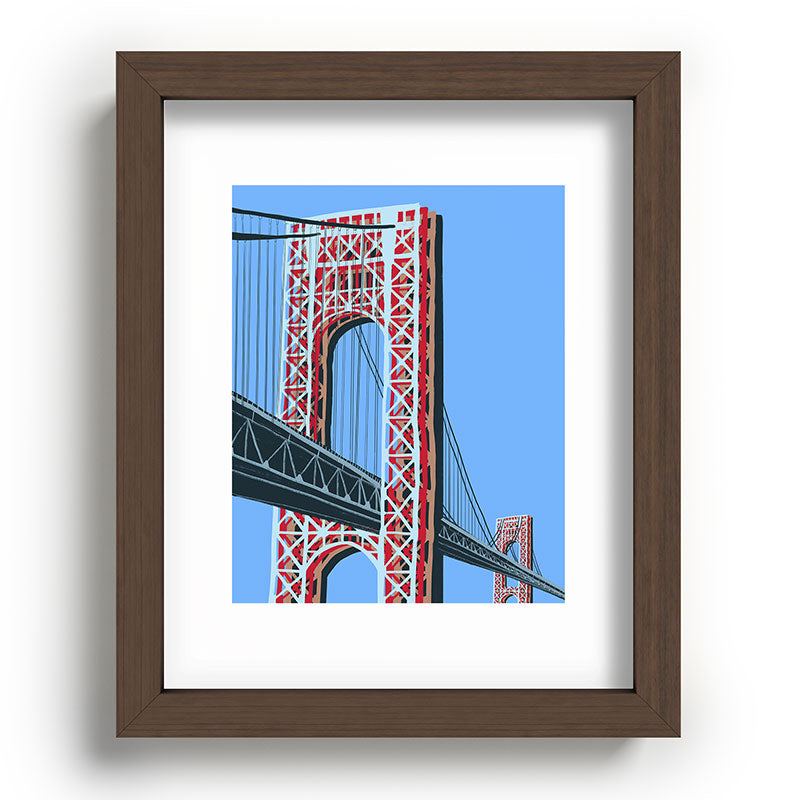 DENY Designs yonkers gwbridge Recessed Framing Rectangle