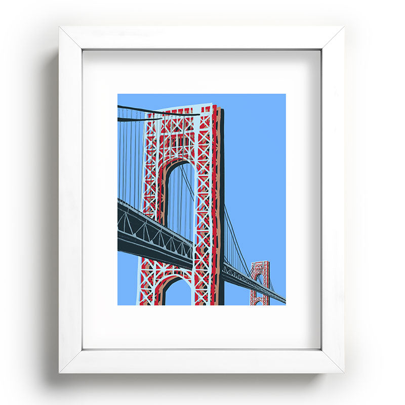 DENY Designs yonkers gwbridge Recessed Framing Rectangle