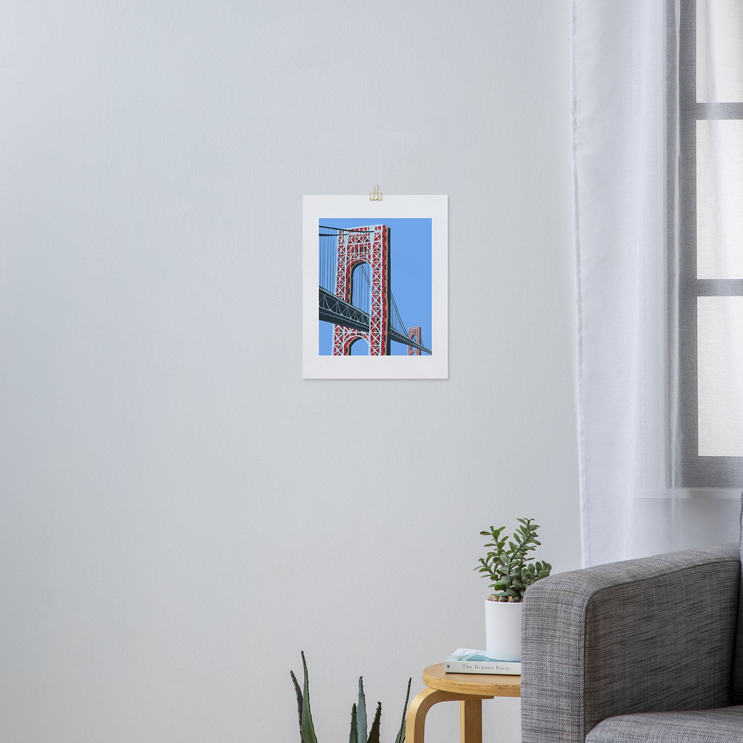 DENY Designs yonkers gwbridge Art Print
