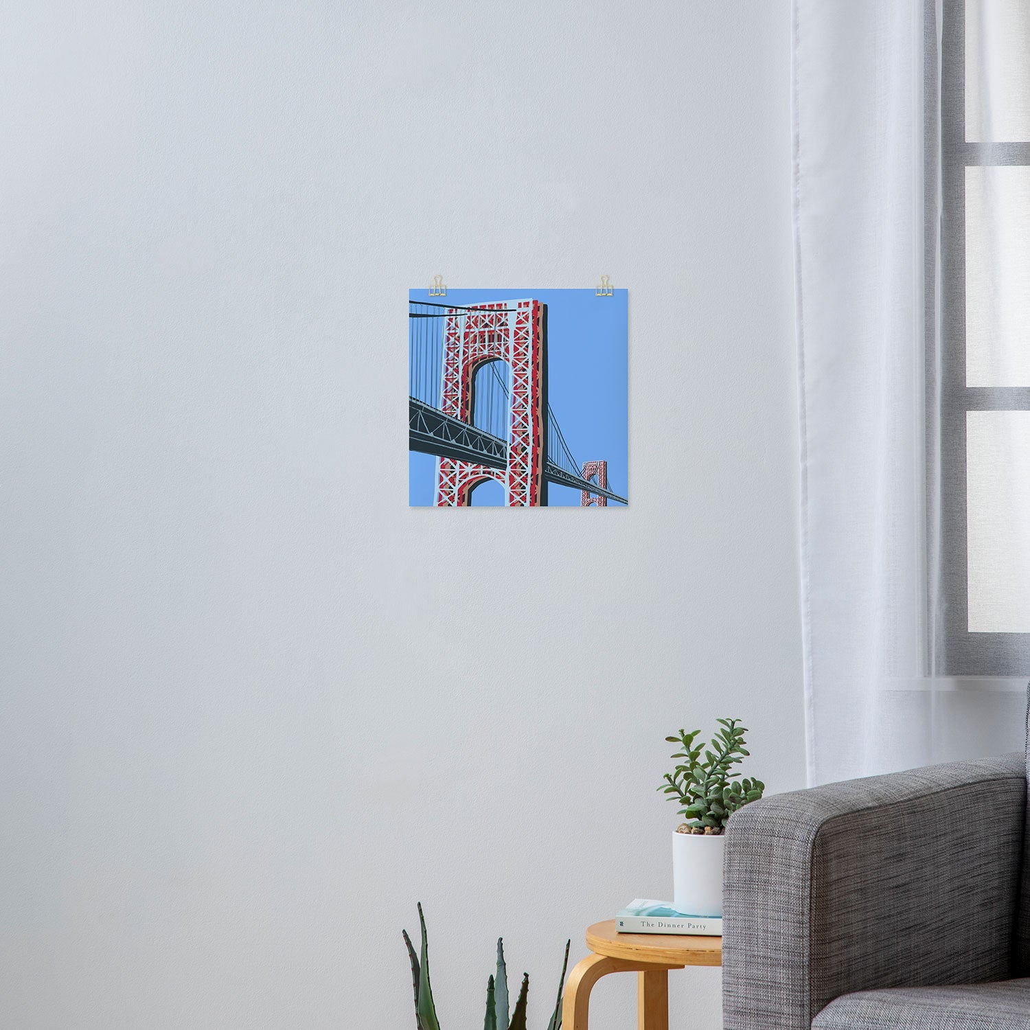 DENY Designs yonkers gwbridge Art Print