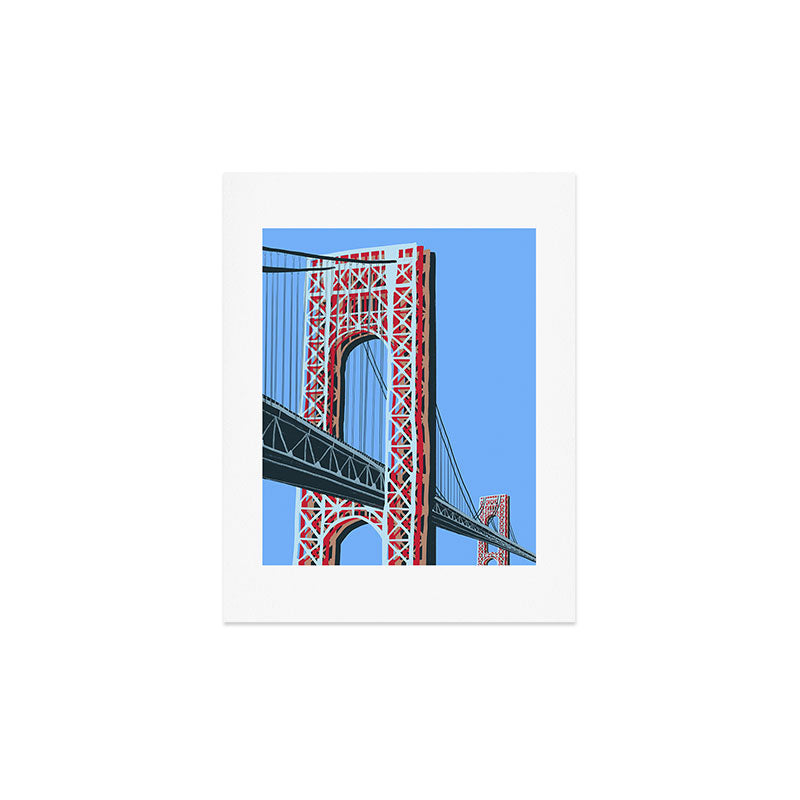 DENY Designs yonkers gwbridge Art Print