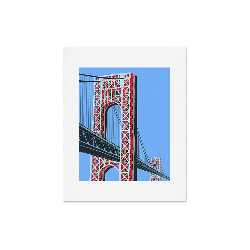 DENY Designs yonkers gwbridge Art Print