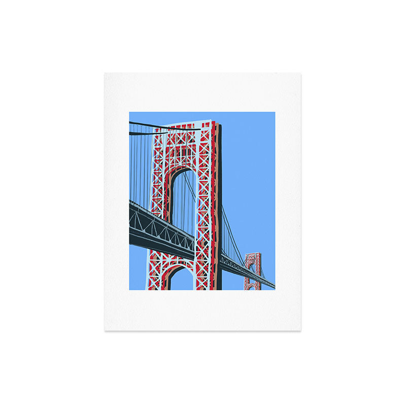 DENY Designs yonkers gwbridge Art Print