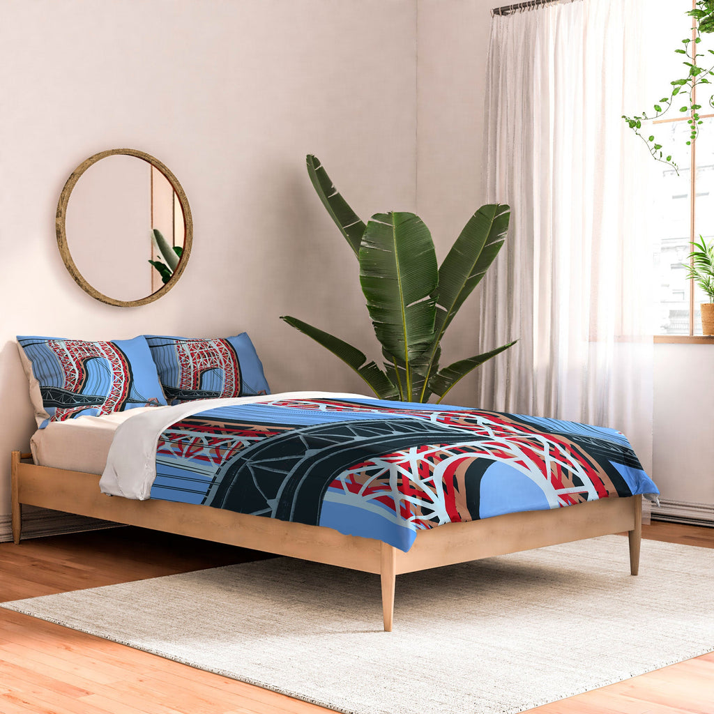 DENY Designs yonkers gwbridge Comforter