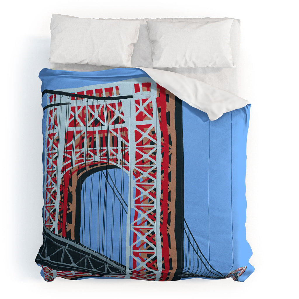 DENY Designs yonkers gwbridge Comforter