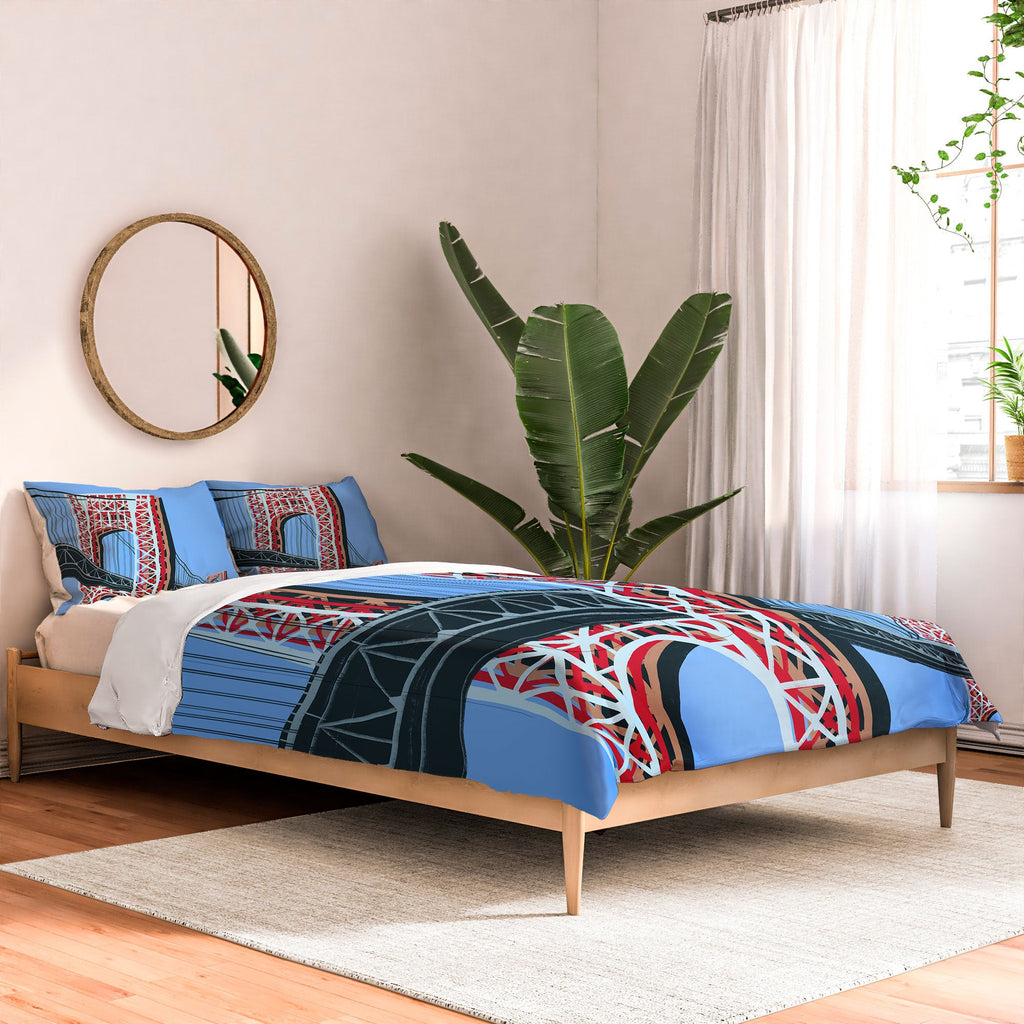 DENY Designs yonkers gwbridge Comforter