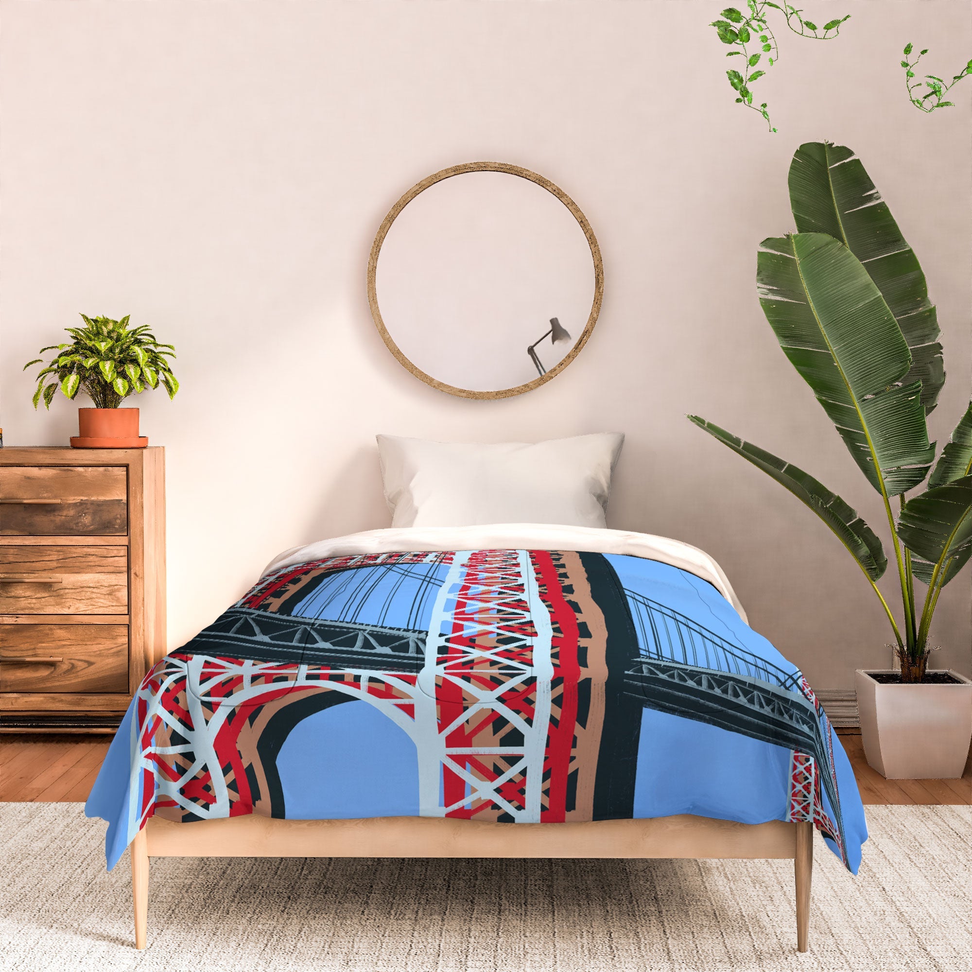 DENY Designs yonkers gwbridge Comforter
